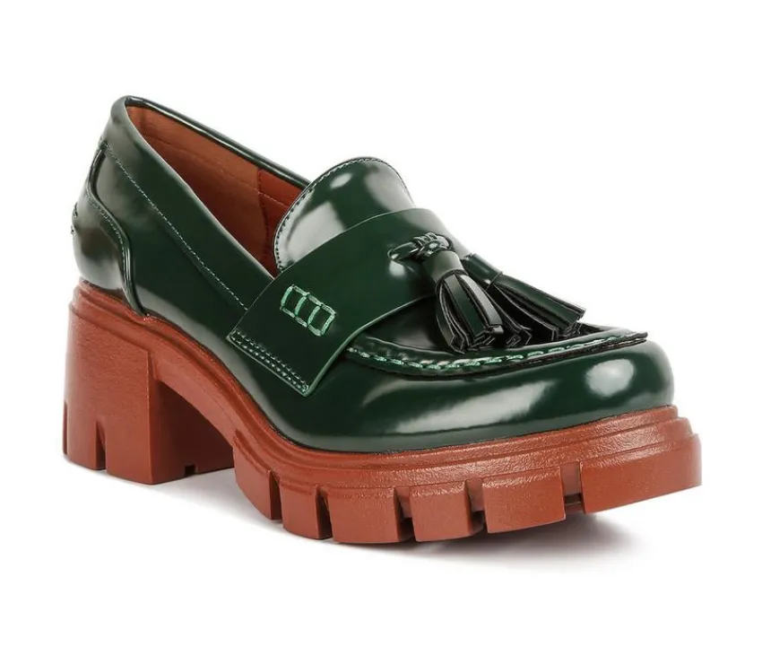 London Rag Loafers & Oxfords>Women's Jonah Chunky Heeled Loafers