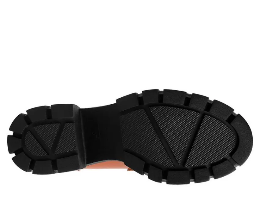 Women's Jonah Chunky Heeled Loafers|London Rag Clearance