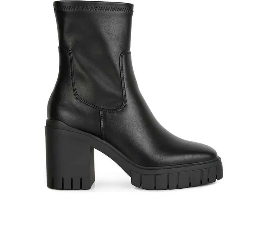 Women's Kokum Platform Heeled Booties|London Rag