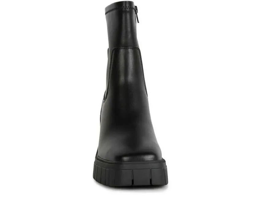 Women's Kokum Platform Heeled Booties|London Rag