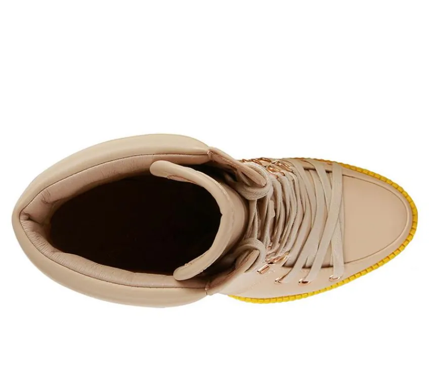 Women's Larch Lace Up Platform Booties|London Rag Hot