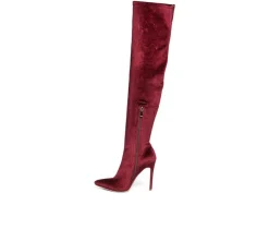 Women's Madman Knee High Stiletto Boots|London Rag Discount