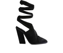 London Rag Clogs & Mules>Women's Mama Fav Block Heel Mules