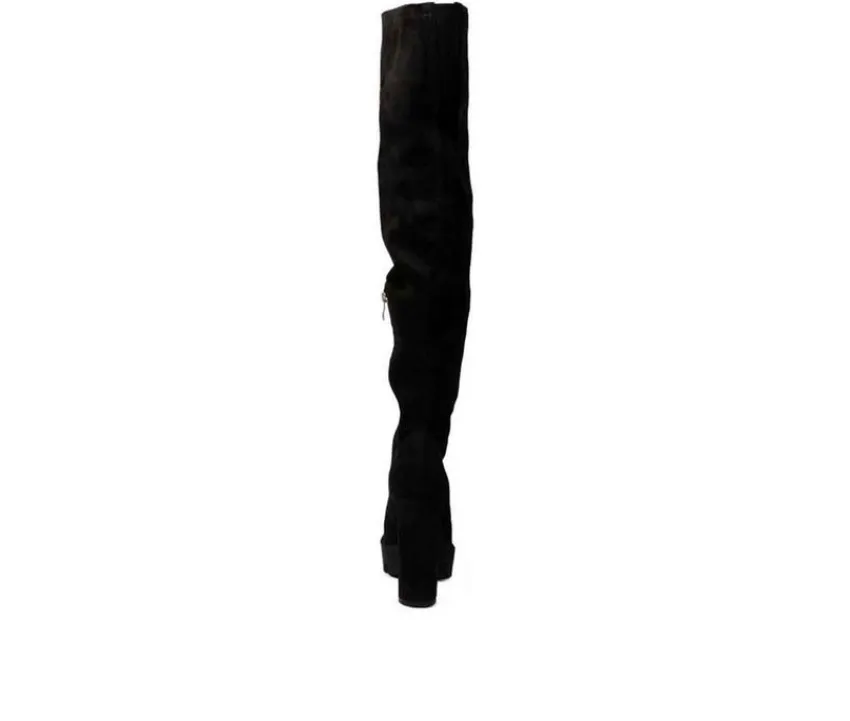 Women's Maple Over The Knee Heeled Boots|London Rag Discount