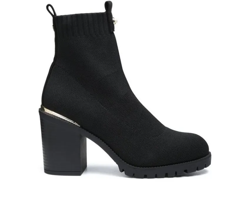 London Rag Dress>Women's Medusa Block Heel Booties