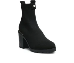 London Rag Dress>Women's Medusa Block Heel Booties