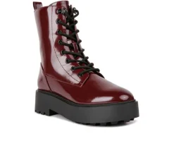 Women's Molsh Lace Up Booties|London Rag Outlet