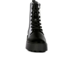 Women's Molsh Lace Up Booties|London Rag Clearance