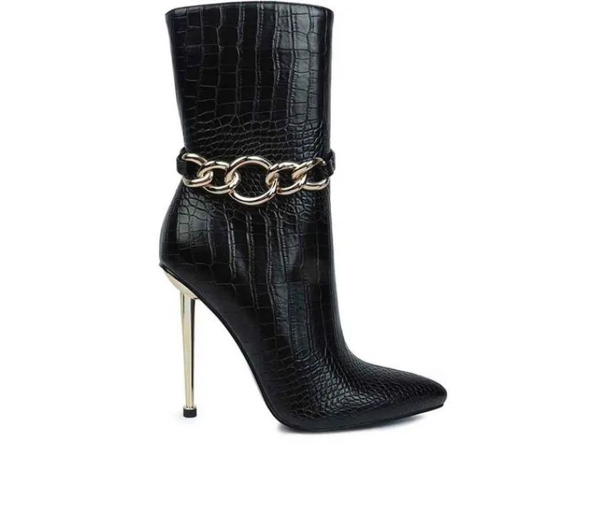 London Rag Dress>Women's Nicole Stiletto Booties