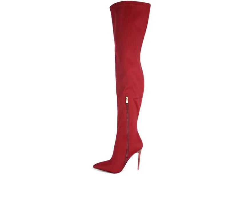London Rag Dress>Women's No Calm Over The Knee Stiletto Boots