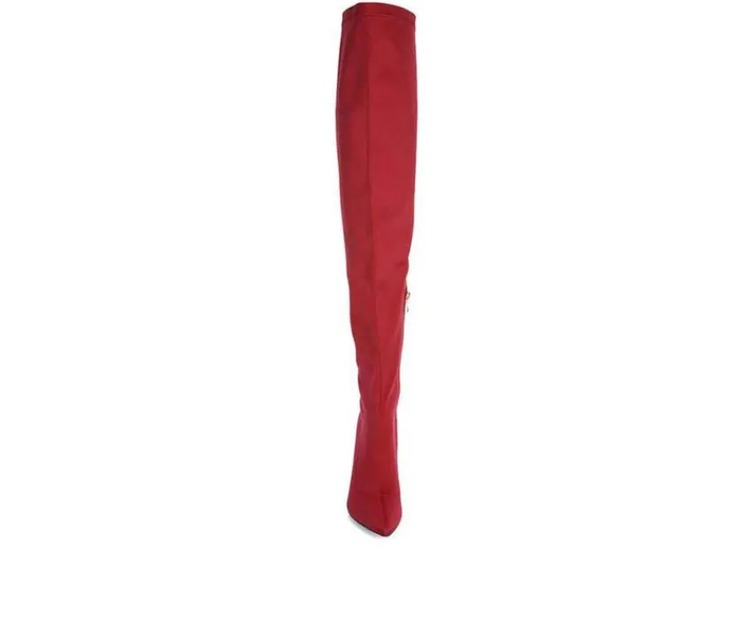 London Rag Dress>Women's No Calm Over The Knee Stiletto Boots
