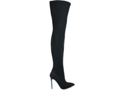 Women's No Calm Over The Knee Stiletto Boots|London Rag Hot