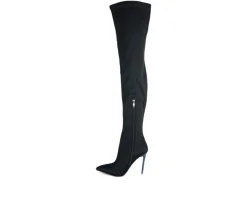 Women's No Calm Over The Knee Stiletto Boots|London Rag Hot