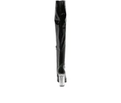 Women's Noire Block Heel Knee High Boots|London Rag Hot