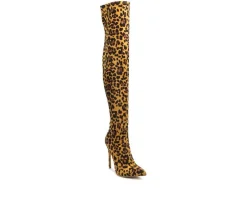 London Rag Dress>Women's Pokey Over The Knee Heeled Boots