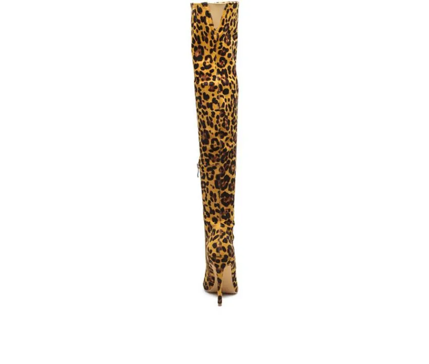 London Rag Dress>Women's Pokey Over The Knee Heeled Boots