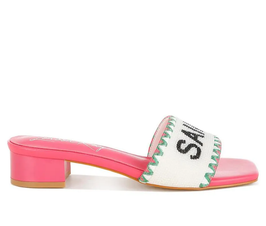 Women's Poshta Heeled Sandals|London Rag Clearance