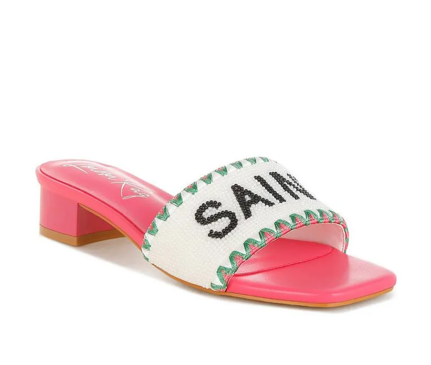 Women's Poshta Heeled Sandals|London Rag Clearance