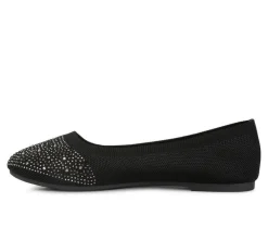 Women's Rhinestone Ballet Flats|London Rag Online