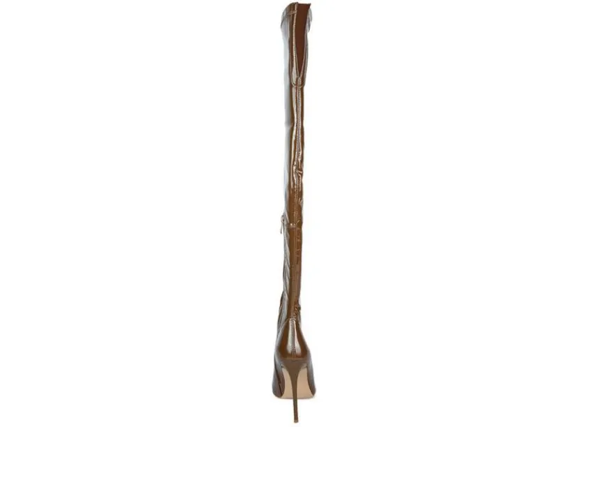 Women's Riggle Over The Knee Stiletto Boots|London Rag Clearance