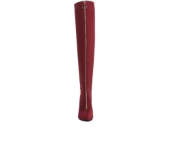 Women's Ronettes Over The Knee Heeled Boots|London Rag Discount