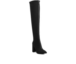 London Rag Dress>Women's Ronettes Over The Knee Heeled Boots