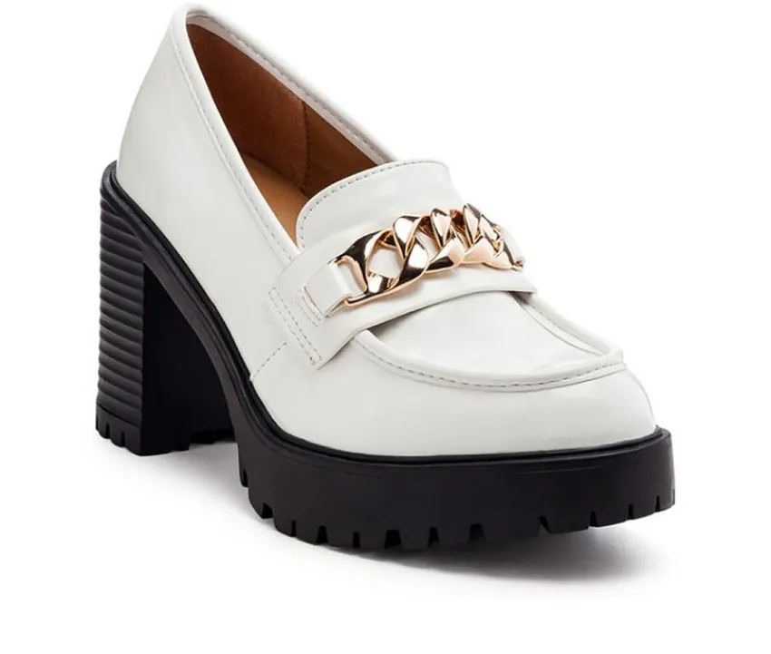 London Rag Pumps & Heels|Loafers & Oxfords>Women's Sachs Platform Heeled Loafers
