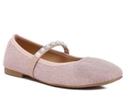 London Rag Flats>Women's Sassie Mary Jane Flats