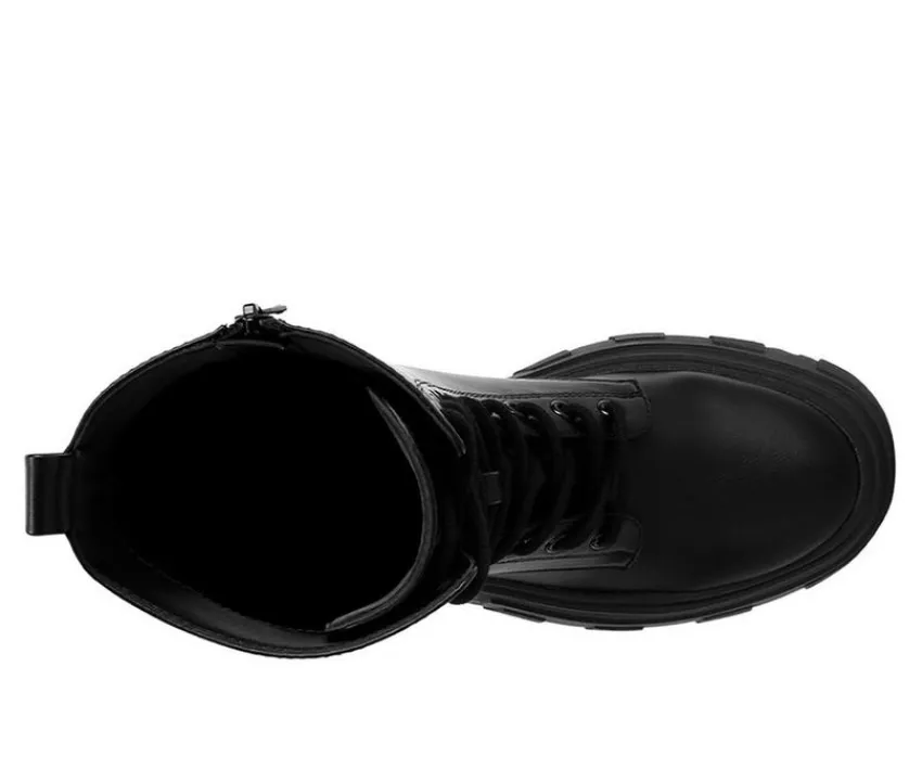 Women's Tatum Mid Calf Combat Boots|London Rag Outlet