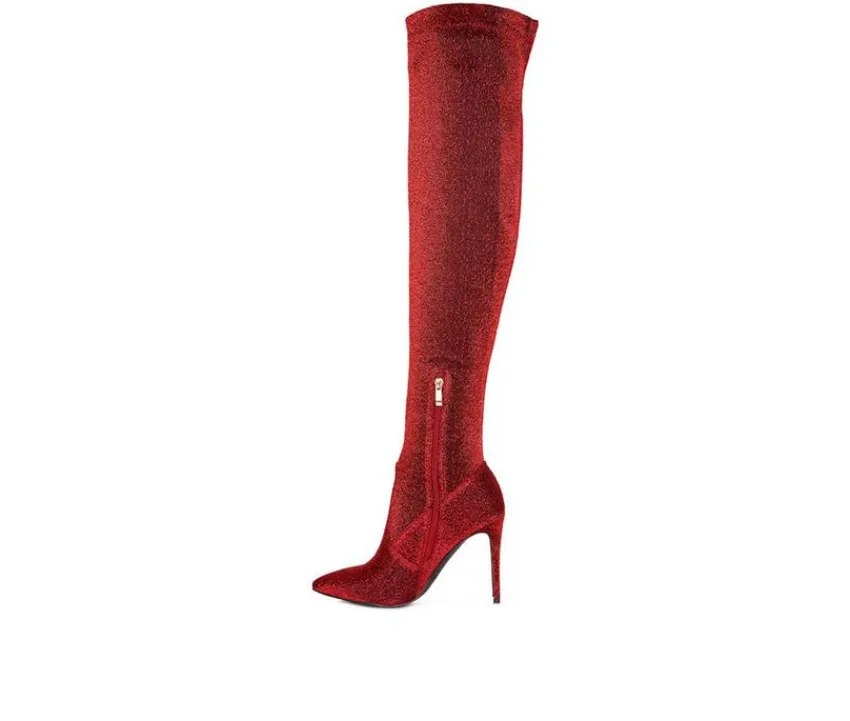 London Rag Dress>Women's Tigerlily Over The Knee Stiletto Boots