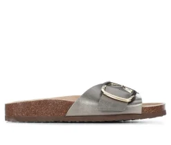 Women's Banner Footbed Sandals|Madden Girl Hot