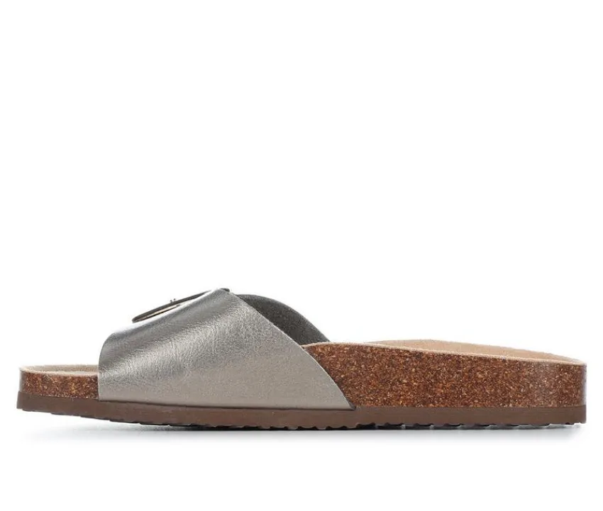 Women's Banner Footbed Sandals|Madden Girl Hot