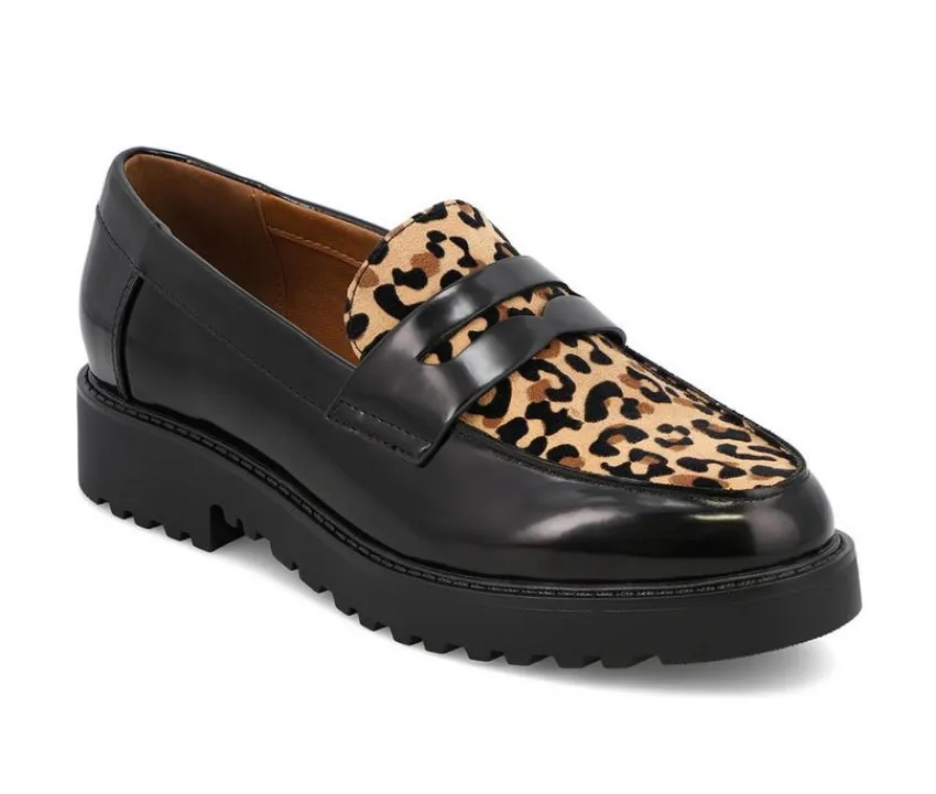 Women's Hali Chunky Lugged Loafers|Mia Amore Sale