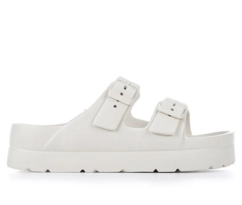 Women's Kiana Platform Footbed Sandals|MIA Hot