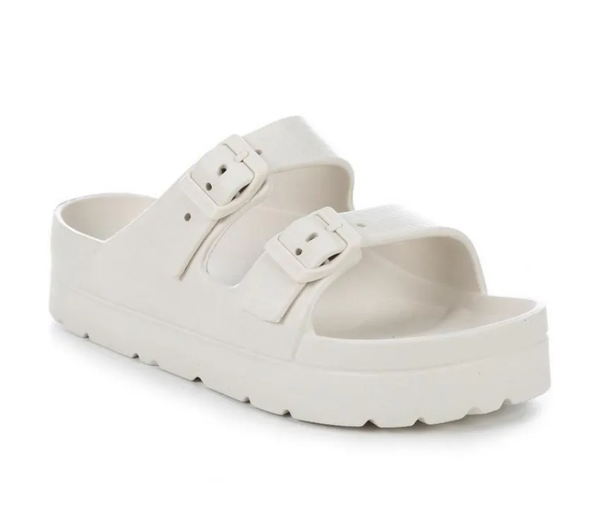 Women's Kiana Platform Footbed Sandals|MIA Hot