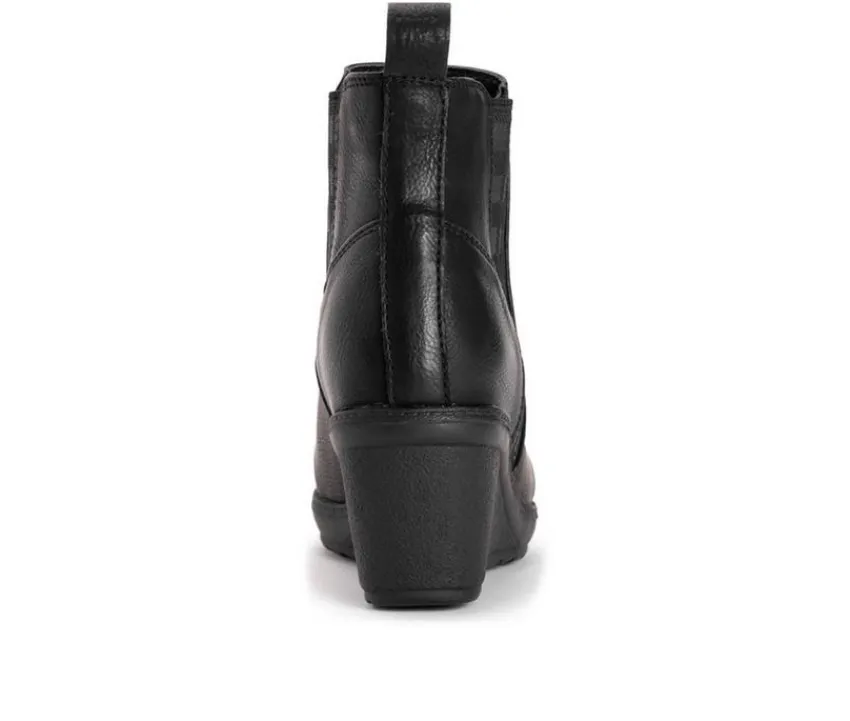 Women's England Oxford Wedge Booties|MUK LUKS New