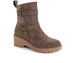 MUK LUKS Dress>Women's Finley Faith Heeled Winter Booties
