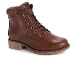MUK LUKS Lace Up>Women's Hiker Alps Fashion Hiking Boots