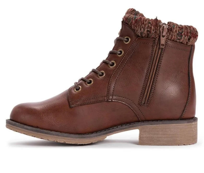 MUK LUKS Lace Up>Women's Hiker Alps Fashion Hiking Boots