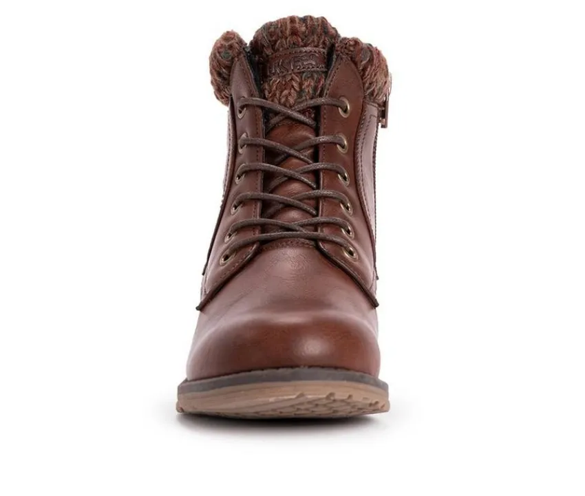 MUK LUKS Lace Up>Women's Hiker Alps Fashion Hiking Boots