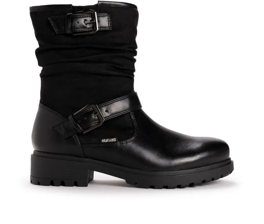 MUK LUKS Moto>Women's Scarlett Sabrina Mid Calf Boots