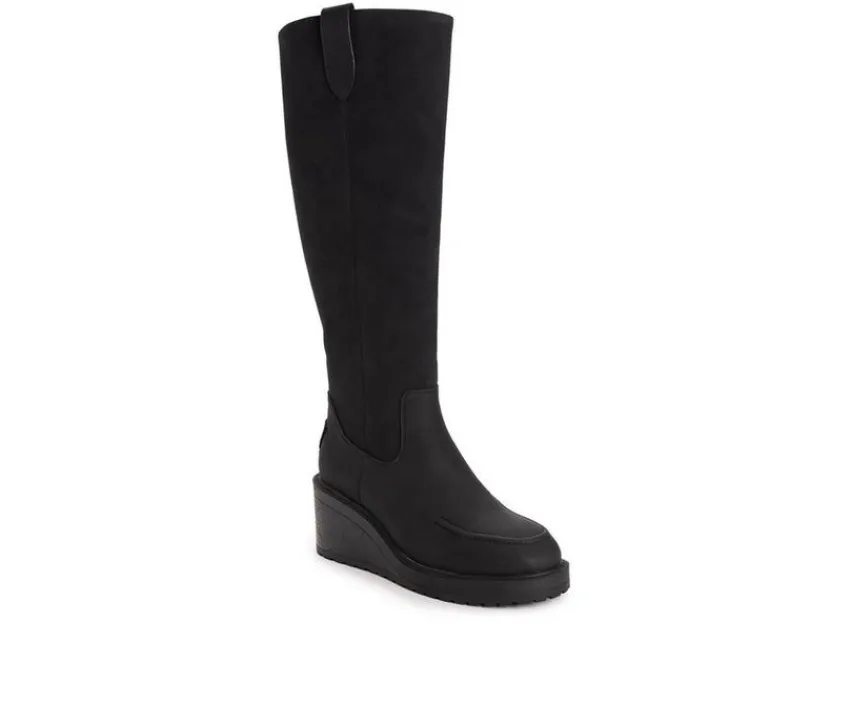 Women's Sloane Knee High Wedge Boots|MUK LUKS Outlet
