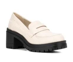 New York and Company Loafers & Oxfords>Women's Penni Heeled Loafers