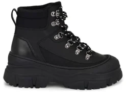 Nine West Lace Up|Boots & Booties>Women's Budde Combat Booties