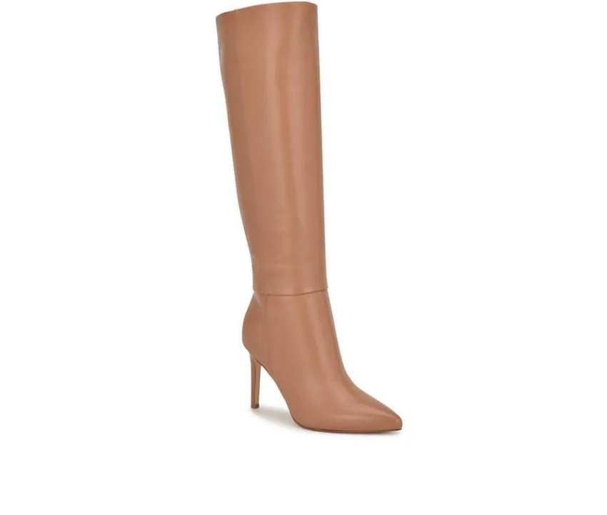 Women's Richy Knee High Heeled Boots|Nine West Outlet