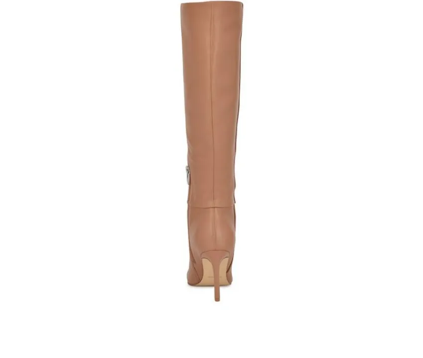 Women's Richy Knee High Heeled Boots|Nine West Outlet