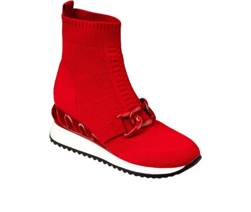 Ninety Union Platform|High Top>Women's Brooklyn Wedge Sneaker Booties