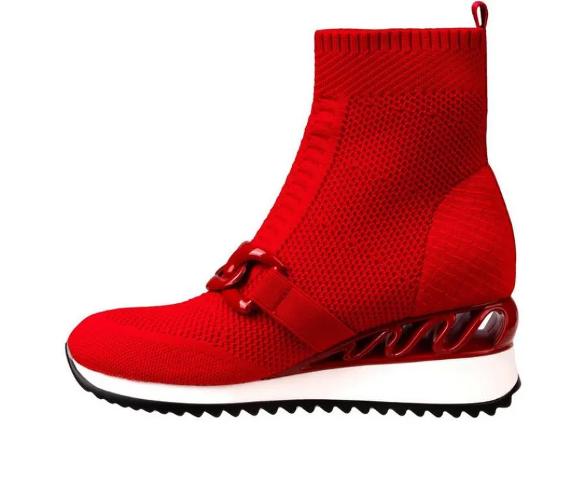 Ninety Union Platform|High Top>Women's Brooklyn Wedge Sneaker Booties