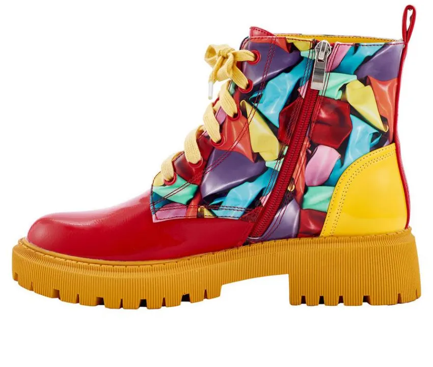 Ninety Union Lace Up>Women's Freeway Combat Boots