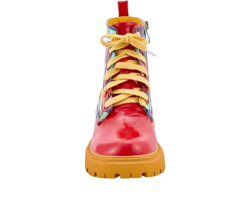 Ninety Union Lace Up>Women's Freeway Combat Boots